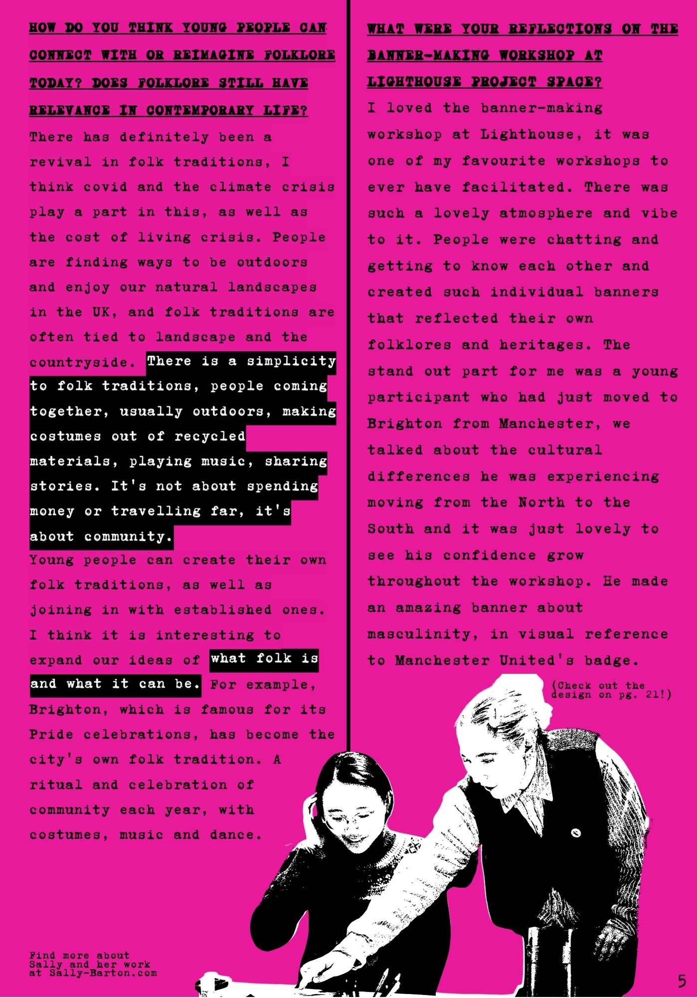 Banners zine page 5