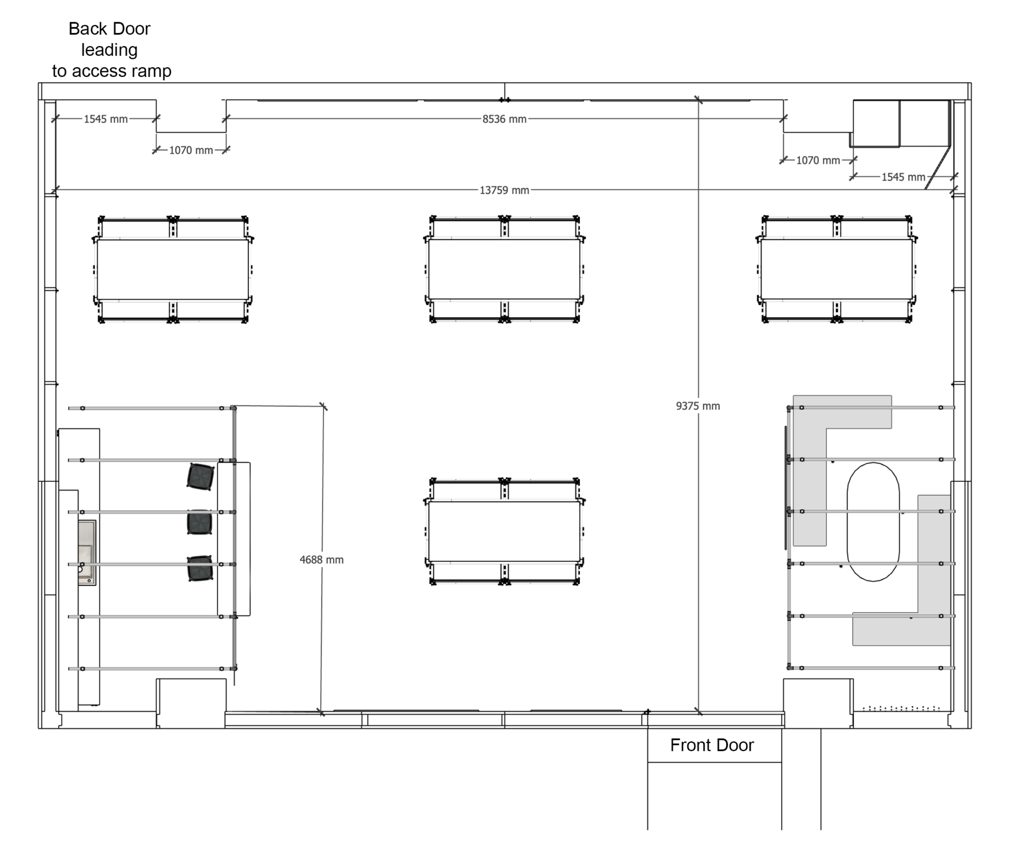 Project Space Floor PLan