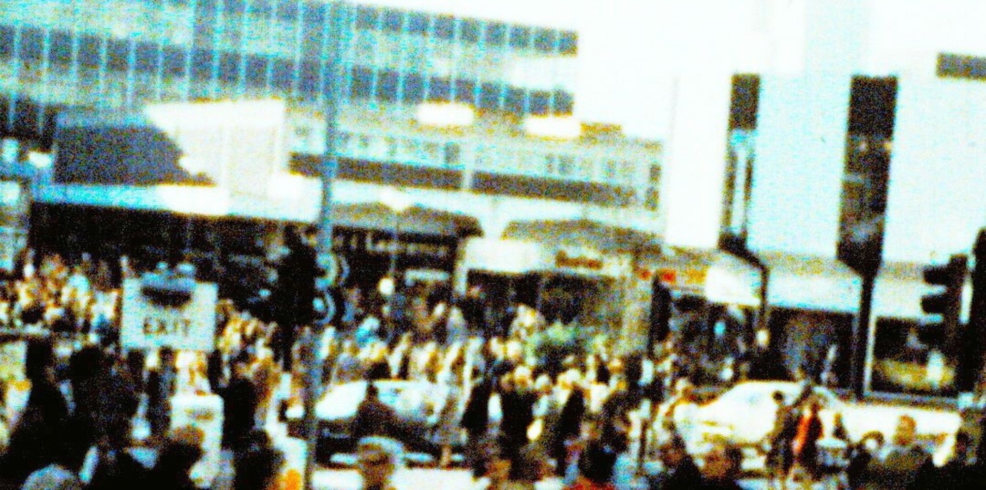 Image of Brighton's Churchill Square from Screen Archive South East (film still)