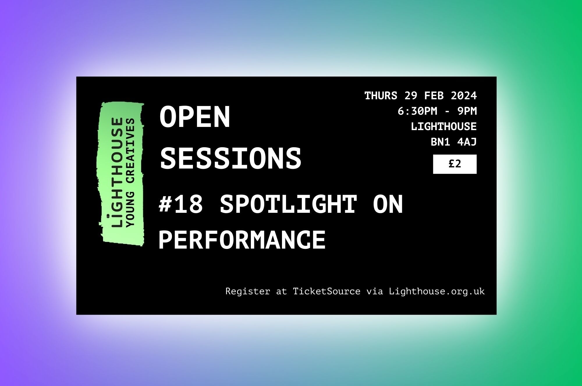 Open Sessions #18: Spotlight on Performance