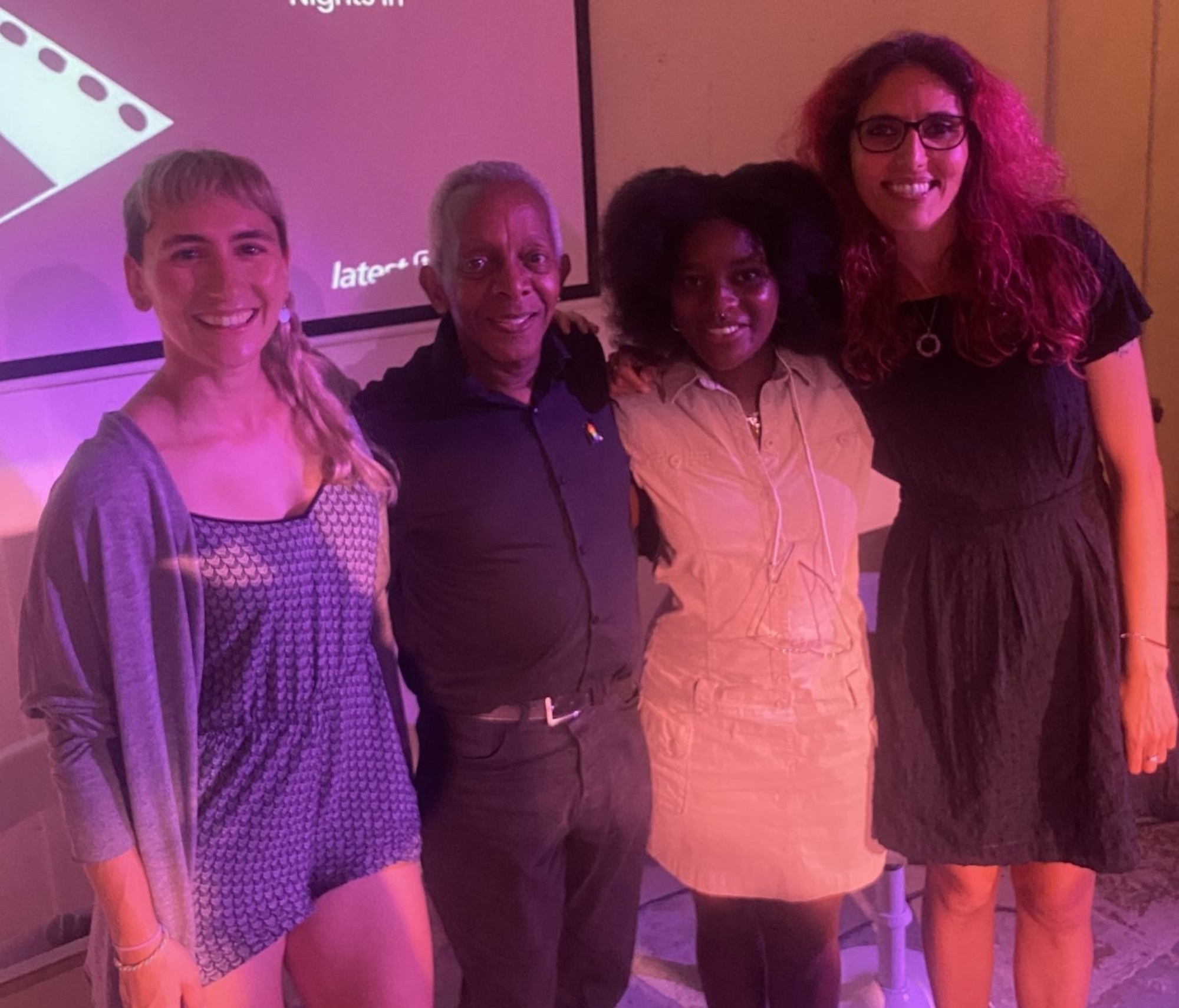 Left to right: Julia, Ted, Fez, Deborah