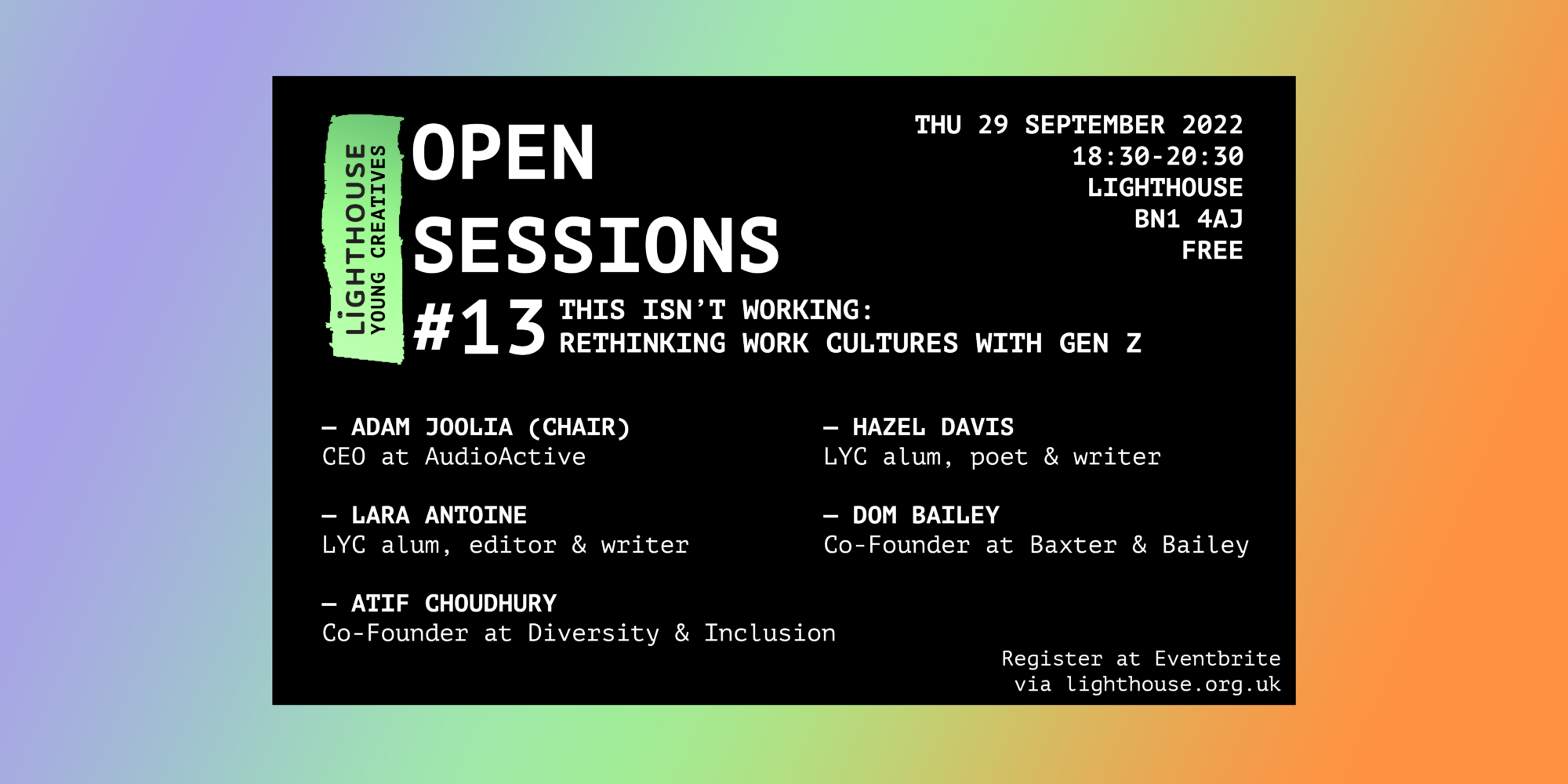 Open Session #13: THIS ISN'T WORKING